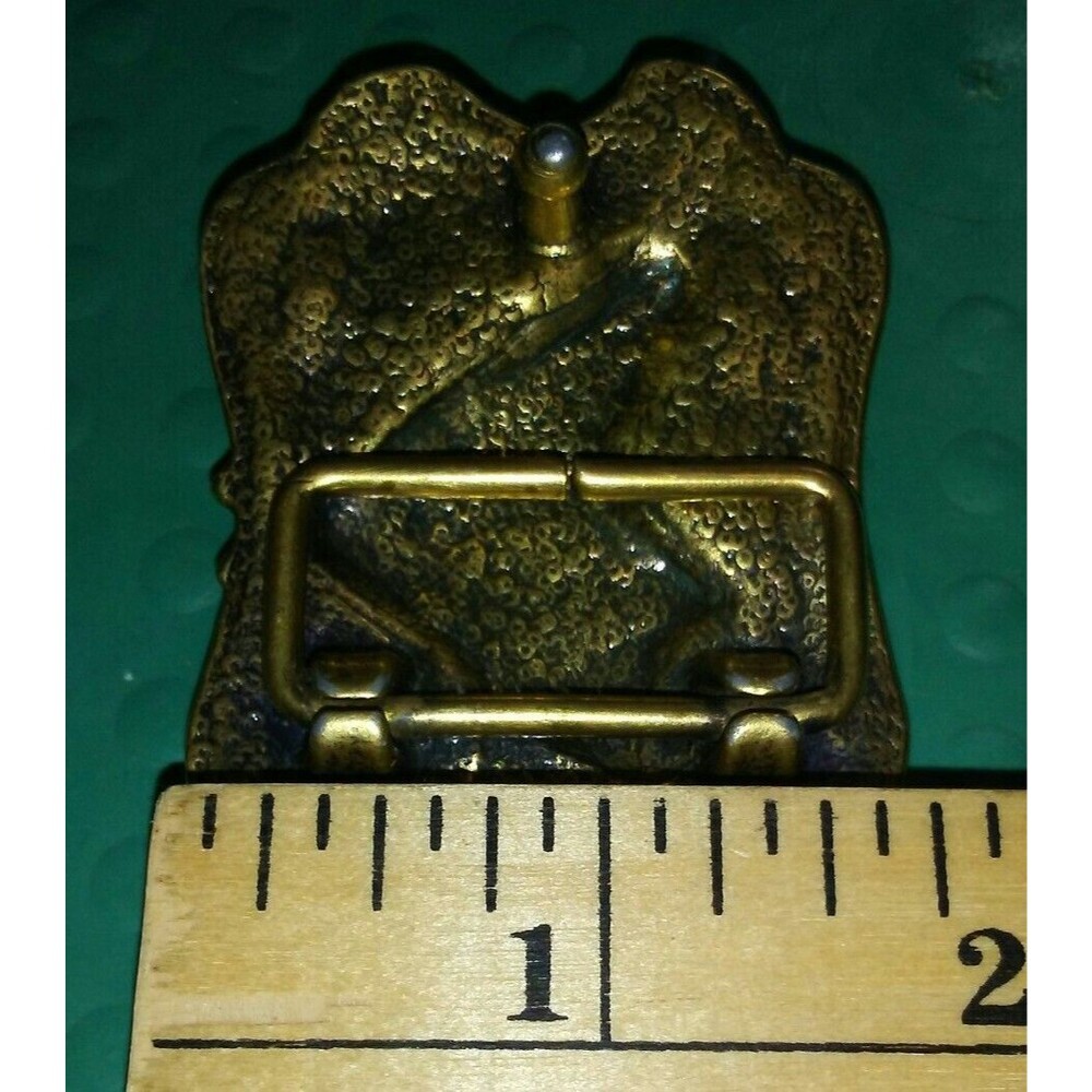 Vintage Brass Western Horse Head Belt Buckle (2.5x1.5) VGC - Picture 5 of 5